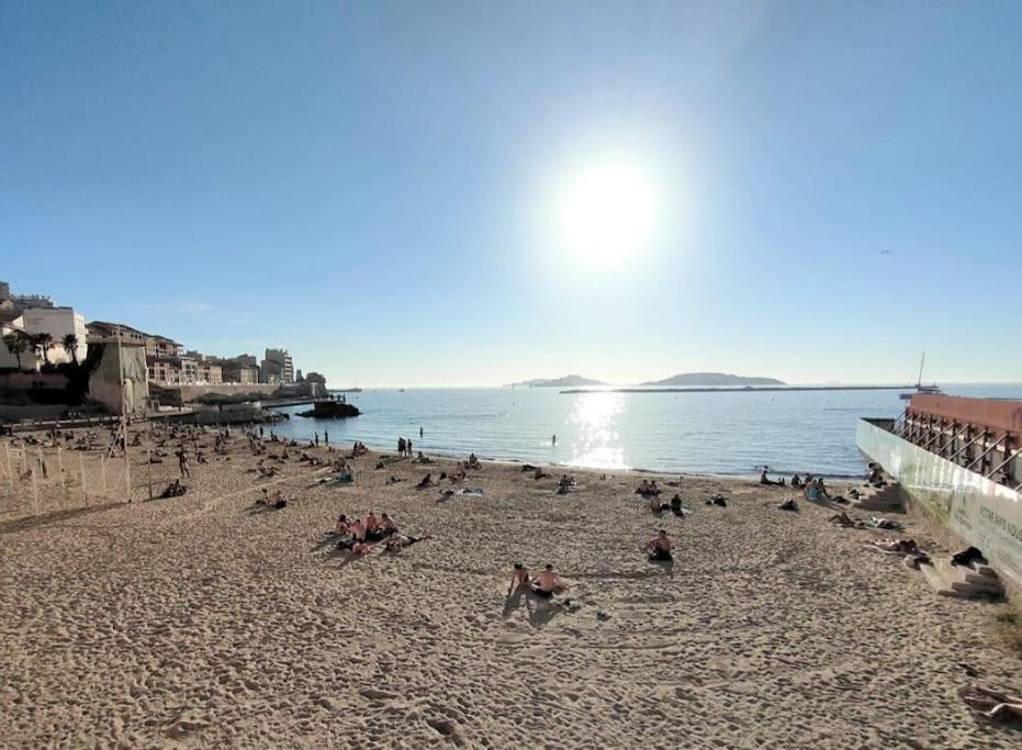 Loft Spacieux-2 Min De La Plage Marseille Luaran gambar